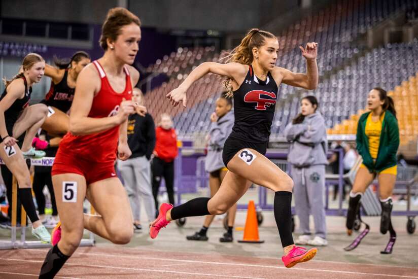 Photos: 2023 Mississippi Valley Conference girls' indoor track meet