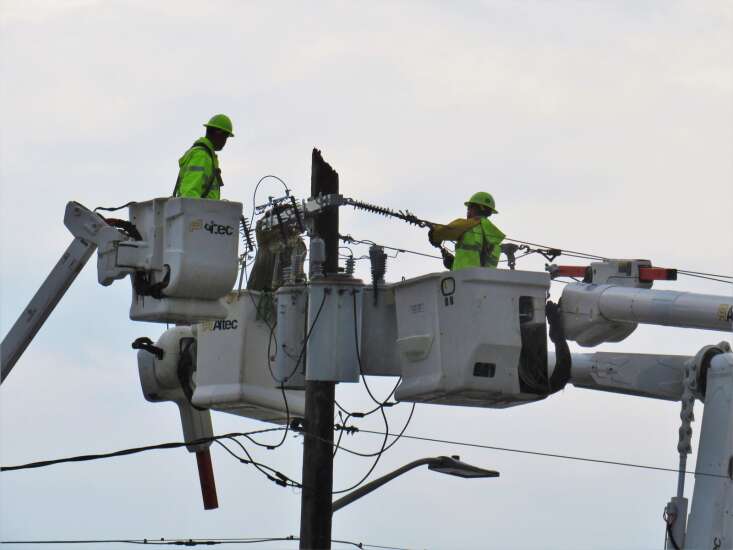 Power line repair