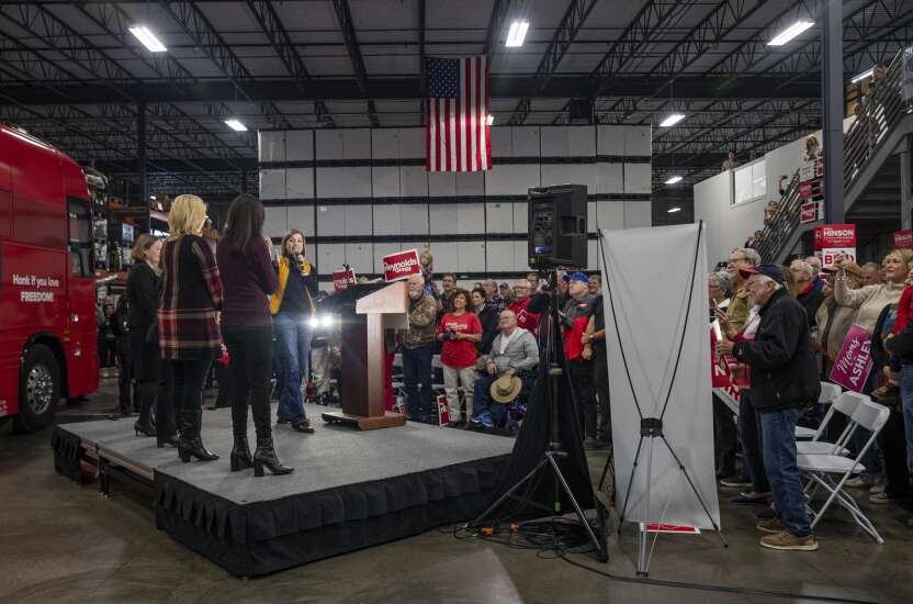 Photos: Republican rally at World Class Industries 