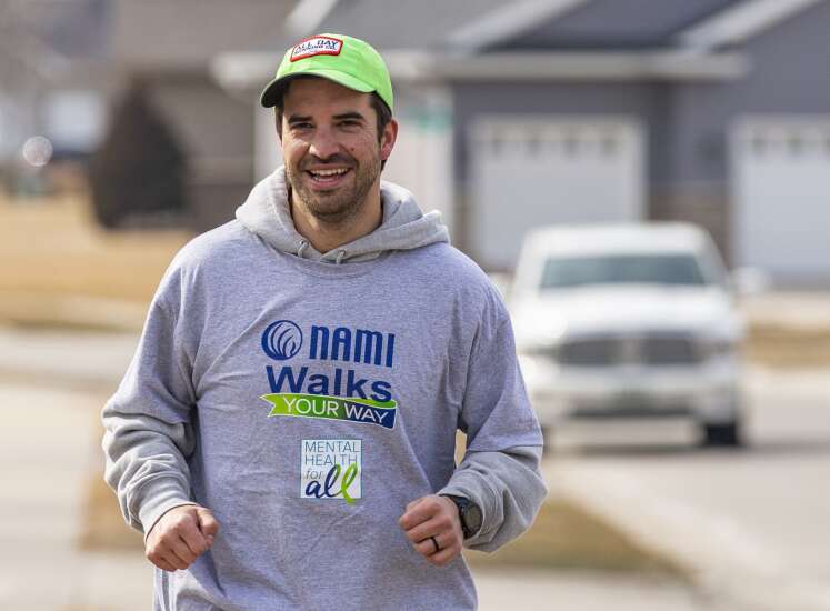 North Liberty man running 48 miles in 48 hours to raise money for mental health services