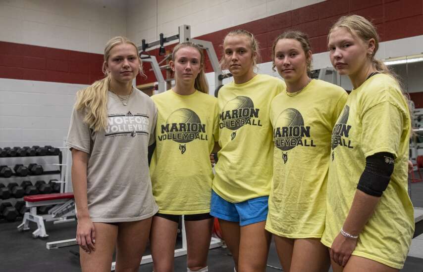 The homework starts now for the Marion volleyball team