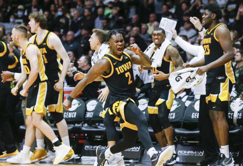 Photos: Iowa men’s basketball at Purdue