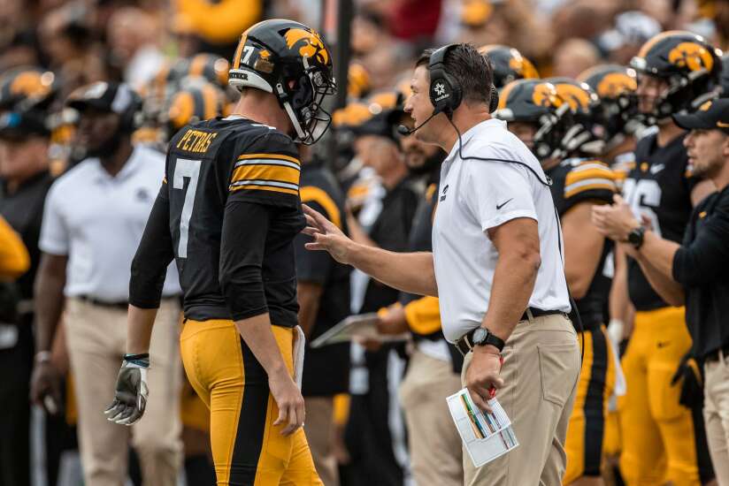 Kirk Ferentz to ‘reassess everything’ after Spencer Petras’ Cy-Hawk performance