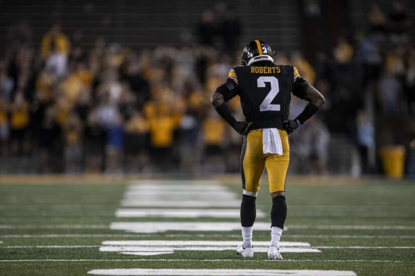 Iowa cornerback Terry Roberts ‘probably not’ available against Ohio State, Kirk Ferentz says