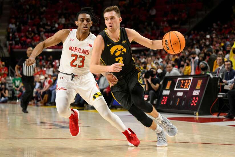 Some statistical notes from Iowa’s 110-87 men’s basketball win at Maryland