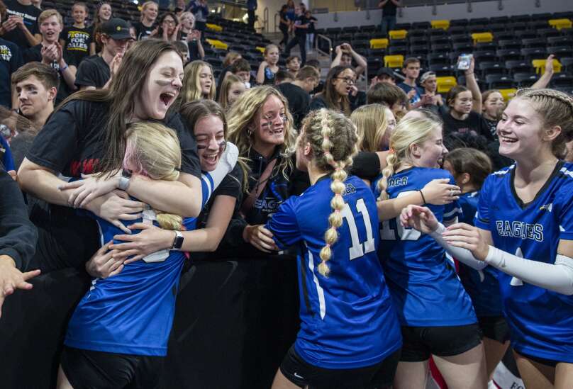 Photos: Springville vs. Ankeny Christian in Class 1A state volleyball semifinals