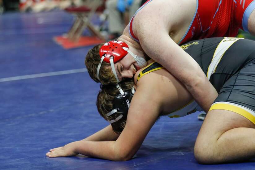 Photos: 2022 Class 1A Iowa high school wrestling state tournament Day 1