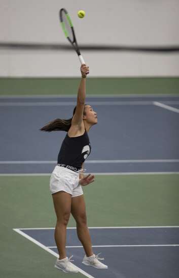 Photos: Iowa women’s tennis vs. Northwestern