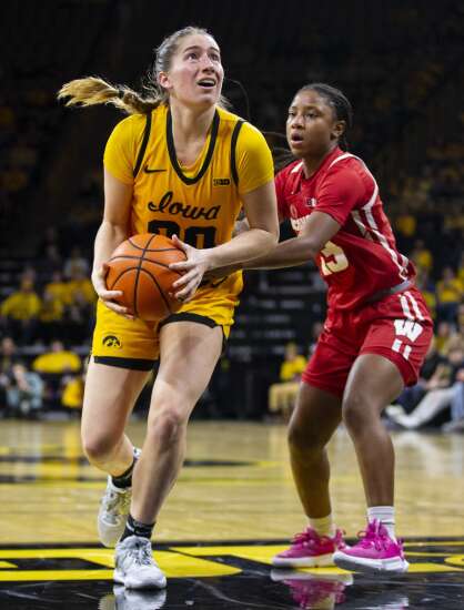 Photos: Iowa runs away with another win over Wisconsin 