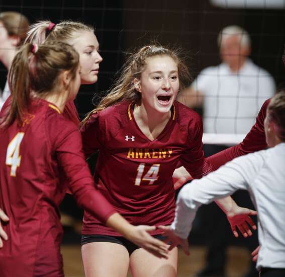 Photos: Pleasant Valley vs. Ankeny in Iowa high school state volleyball tournament