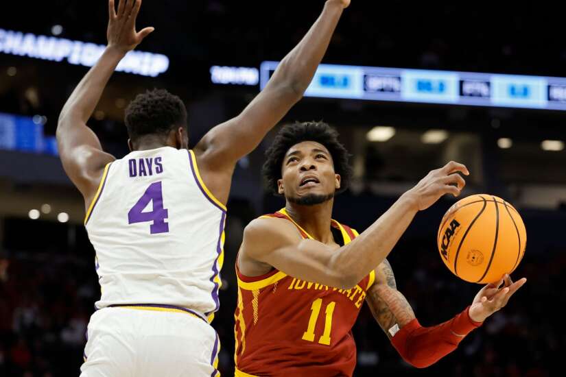 Tyrese Hunter’s heroics help No. 11-seed Iowa State defy odds in first round of March Madness