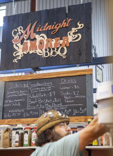 CR Midnight Smoker turns lifelong meat smoker into BBQ eatery owner at Cedar Rapids’ NewBo City Market