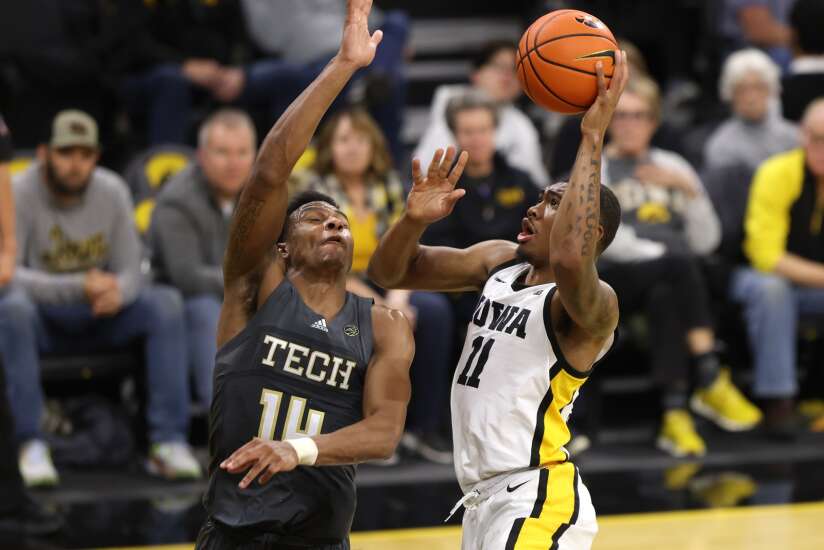 Photos: Final Iowa men’s basketball ACC/Big Ten Challenge game is a win over Georgia Tech