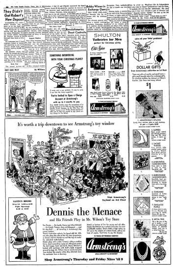Piece of History:  Armstrong’s Dennis the Menace window
