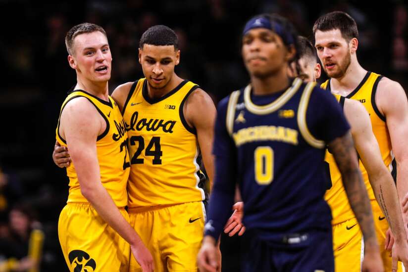 Photos: Iowa men’s basketball rallies to top Michigan in overtime