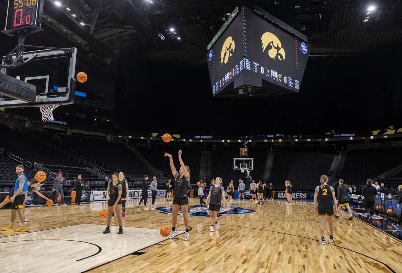 Photos: Iowa practice ahead of game against Colorado on Friday 