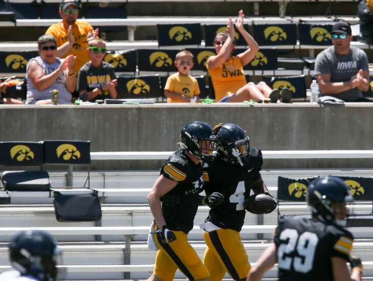 Iowa football Kids Day scrimmage takeaways: Offense provides most highlights