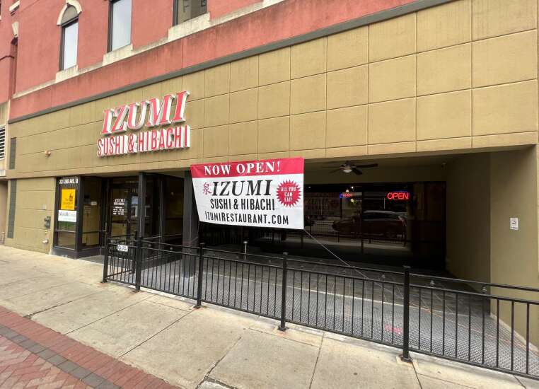 Izumi Sushi & Hibachi open in downtown Cedar Rapids