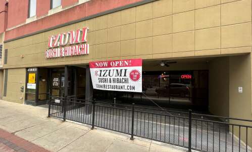 Izumi Sushi & Hibachi now open in downtown Cedar Rapids