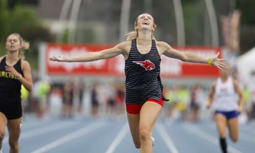 Photos: Iowa high school state track and field Day 1