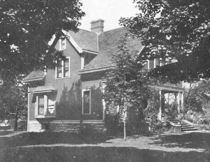 This home was built by the manager of Mount Pleasant Milling Co.