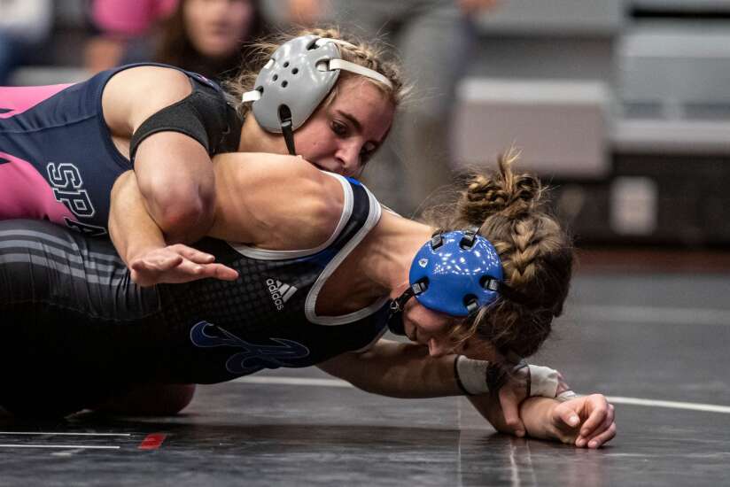 Photos: Iowa City High Invitational girls’ wrestling tournament