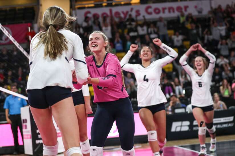 Photos: West Des Moines Valley vs. Pleasant Valley in 5A Iowa state volleyball semifinals