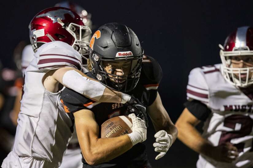 Photos: Mount Vernon beats Solon in Iowa high school football Week 2