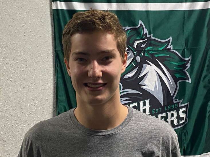 From a very small town in Minnesota, Isaac Johnson decides to make jump to USHL, Cedar Rapids RoughRiders