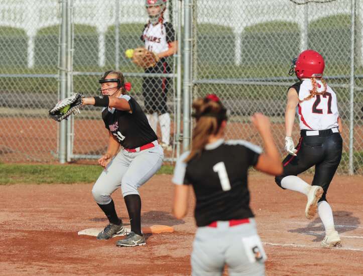 Photos: Western Dubuque vs. ADM, Class 4A Iowa high school state softball semifinals