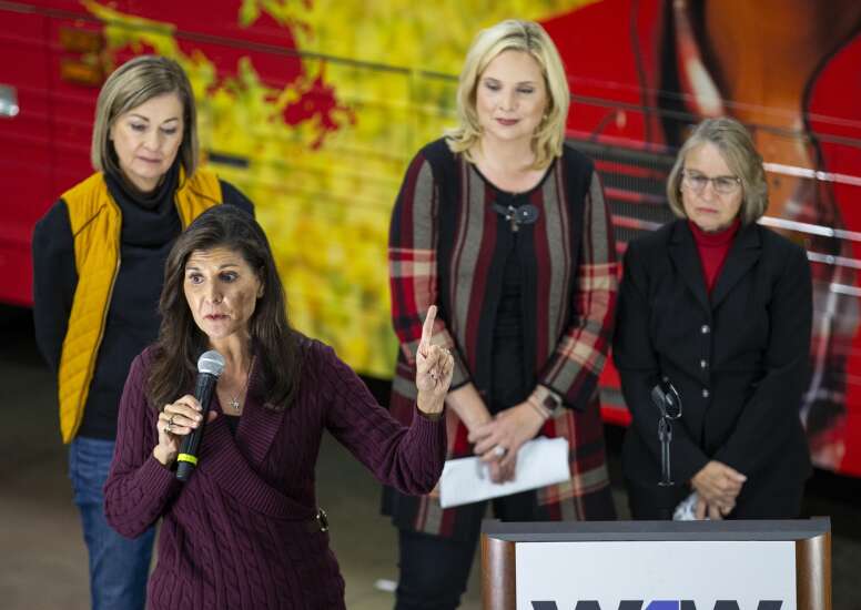 Haley: ‘Red wave’ rests on electing ‘badass’ Iowa GOP women 