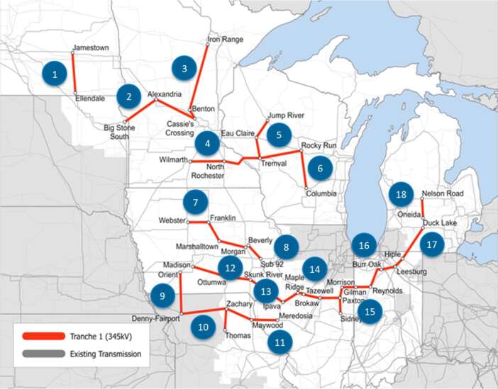 $10.3 billion power line portfolio approved for the Midwest
