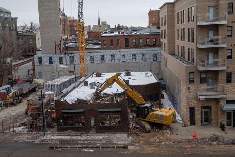 Demolition begins on The Mill in Iowa City