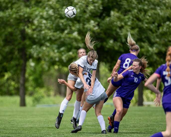 Photos: Cedar Rapids Xavier vs. Spencer in Iowa Class 2A girls’ state soccer quarterfinals