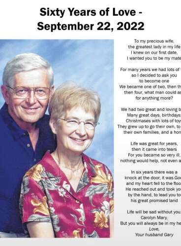 Sixty Years of Love - Sept. 22, 2022