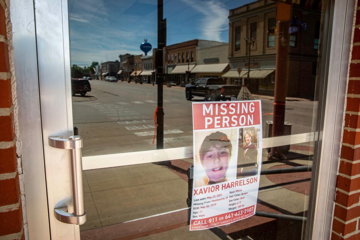 Pemeriksa medis Iowa mengkonfirmasi jenazah Xavior Harrelson ditemukan