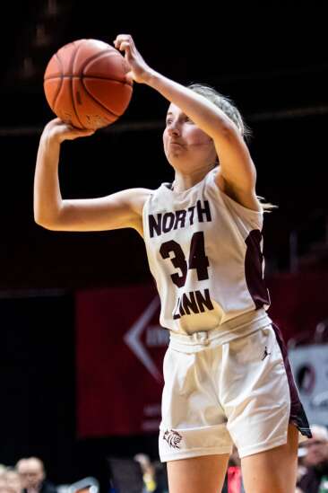 Photos: North Linn vs. Winfield-Mount Union in 2023 Iowa Class 1A girls’ state basketball quarterfinals