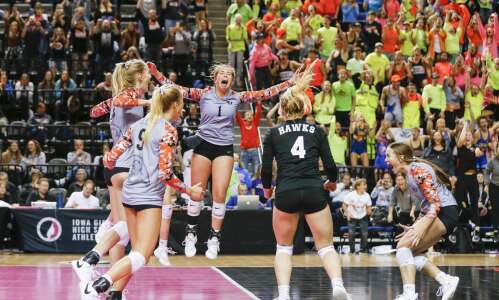 Photos: West Delaware vs. West Liberty state volleyball championship