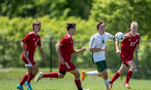 Assumption shuts out Beckman in boys’ state soccer semifinals