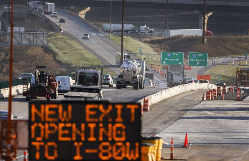 Work on I-80/I-380 interchange enters fifth year ahead of schedule