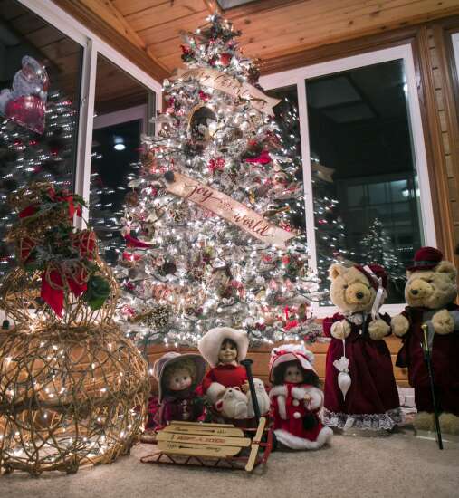 This Cedar Rapids home goes all out for Christmas decorations