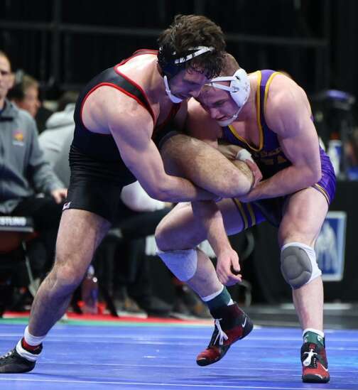 UNI’s Parker Keckeisen taking risks and succeeding in NCAA Wrestling Championships