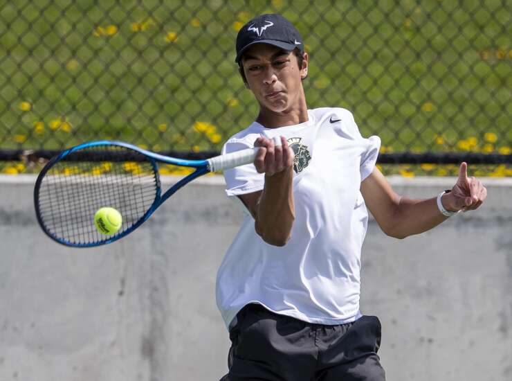 Boys’ tennis district results: Xavier’s Quincey Johnson an unlikely state qualifier