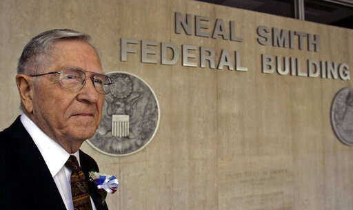 Neal Smith, Iowa’s longest-serving U.S. House member, dies at 101