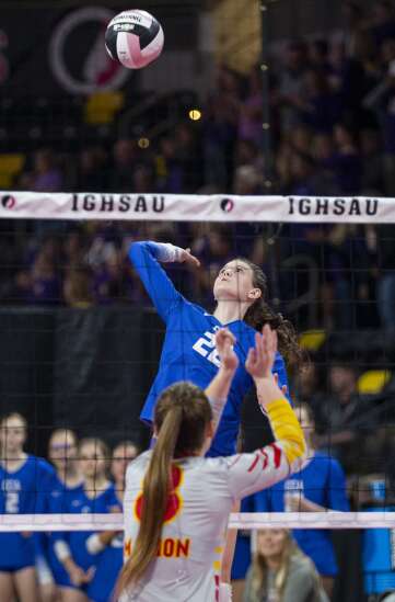 State volleyball photos: Marion vs. Clear Creek Amana in Class 4A quarterfinals