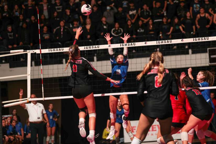 Photos: West Liberty vs. Davenport Assumption in Iowa high school state volleyball tournament