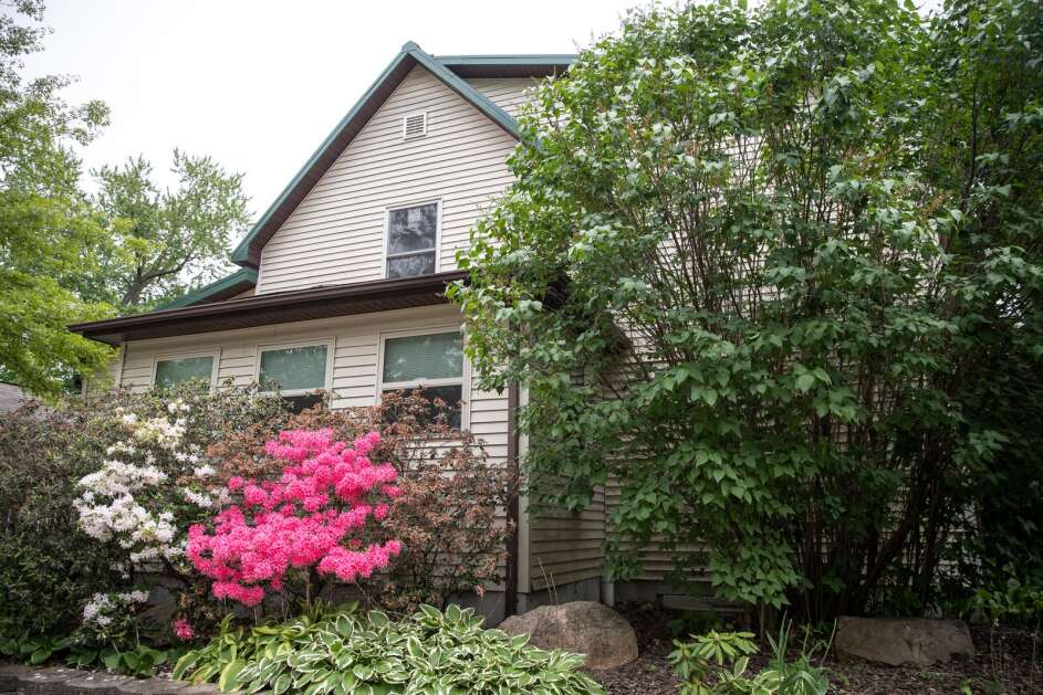 Renovations continue on Inside Out’s reentry house on Monday, May 15, 2023, in Iowa City, Iowa. Inside Out is a nonprofit in Johnson County that supports people returning to society after being incarcerated (Geoff Stellfox/The Gazette)