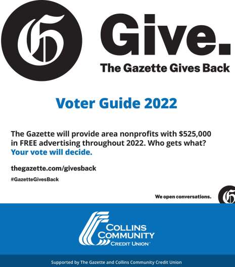 Gazette Gives Back Voter Guide 2022