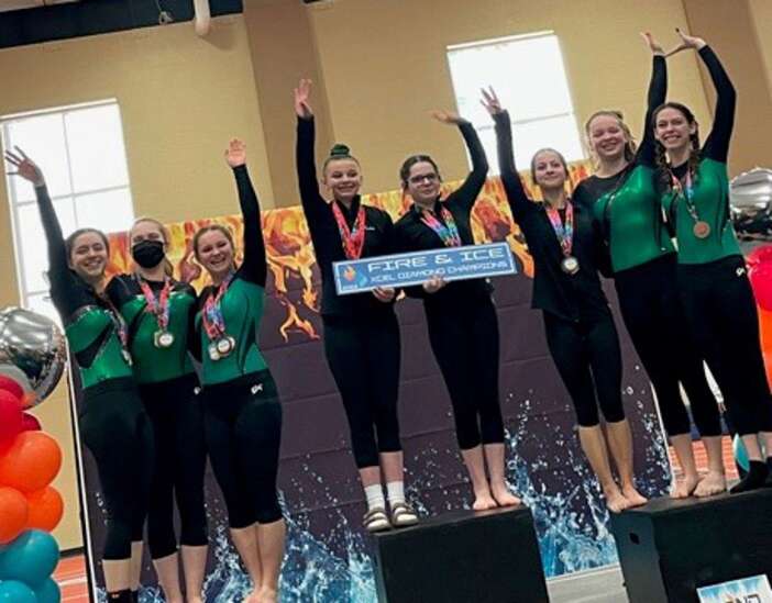 Twisters Gymnastics shines at Fire and Ice Challenge