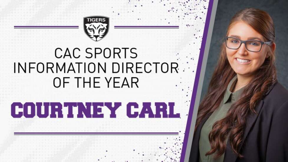 IW’s Carl named CAC Sports Information Director of the Year